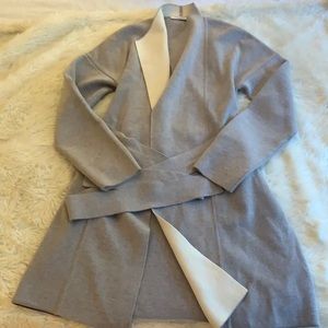 MM.LaFleur belted wool/cashmere sweater coat - EUC